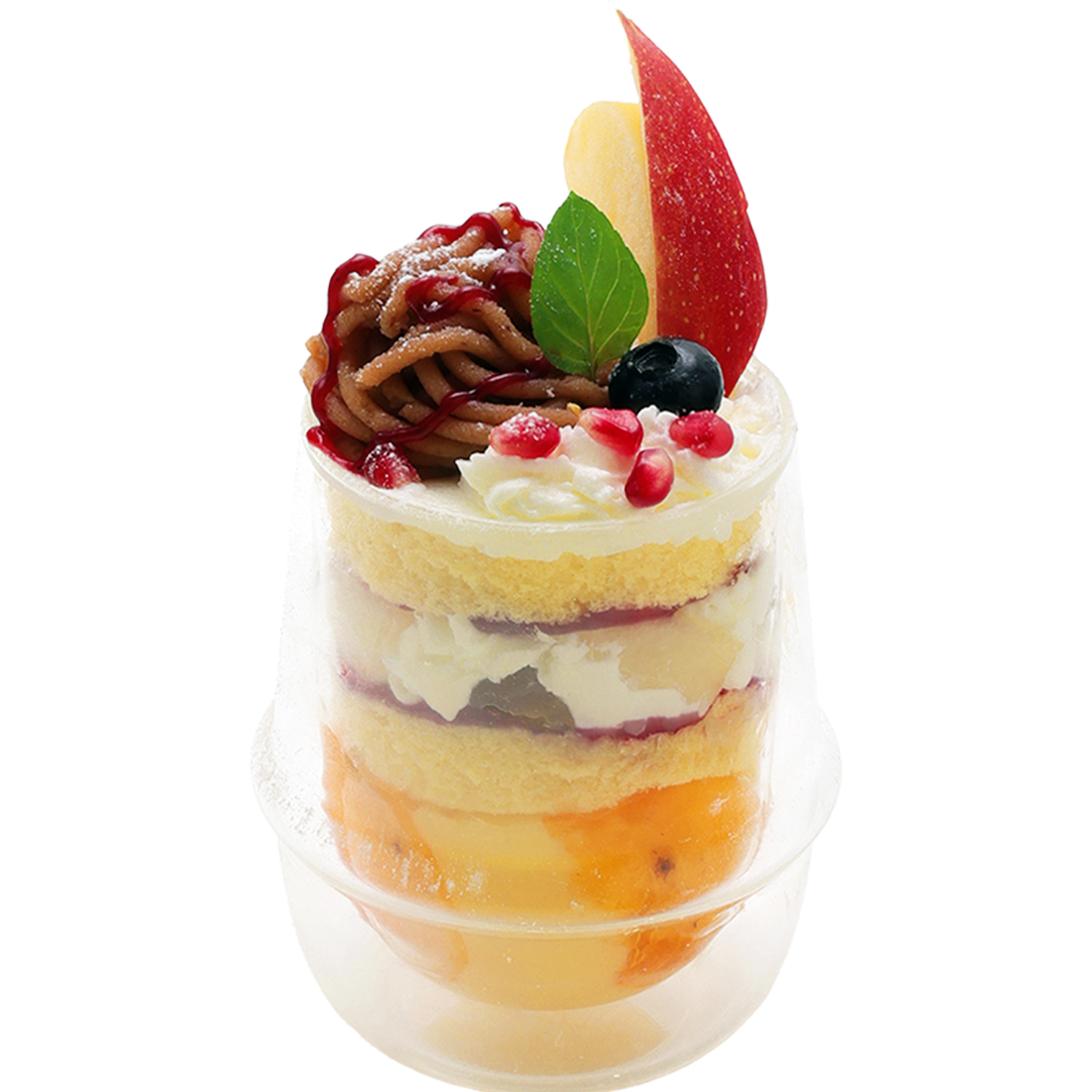 秋果とモンブランのショートケーキ