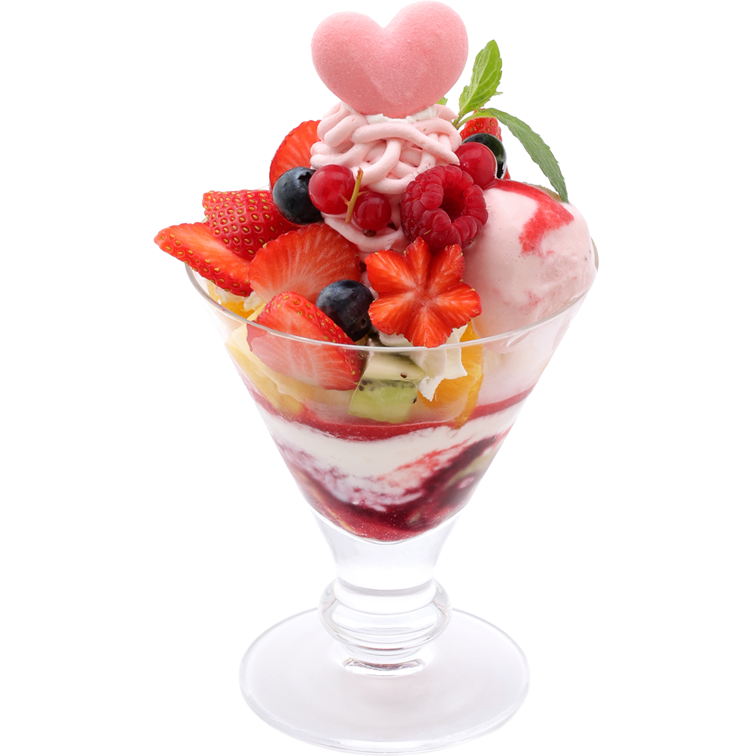 ベリーチーズパフェ