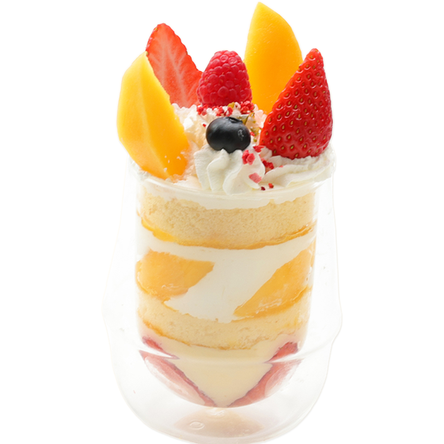 マンゴーと春いちごショートケーキ