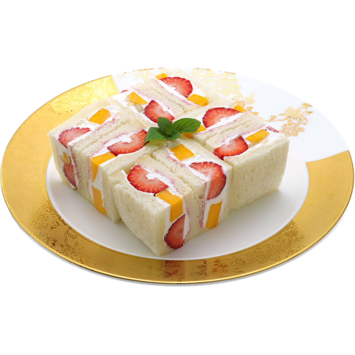 特選 春いちごとアップルマンゴーのサンドイッチ