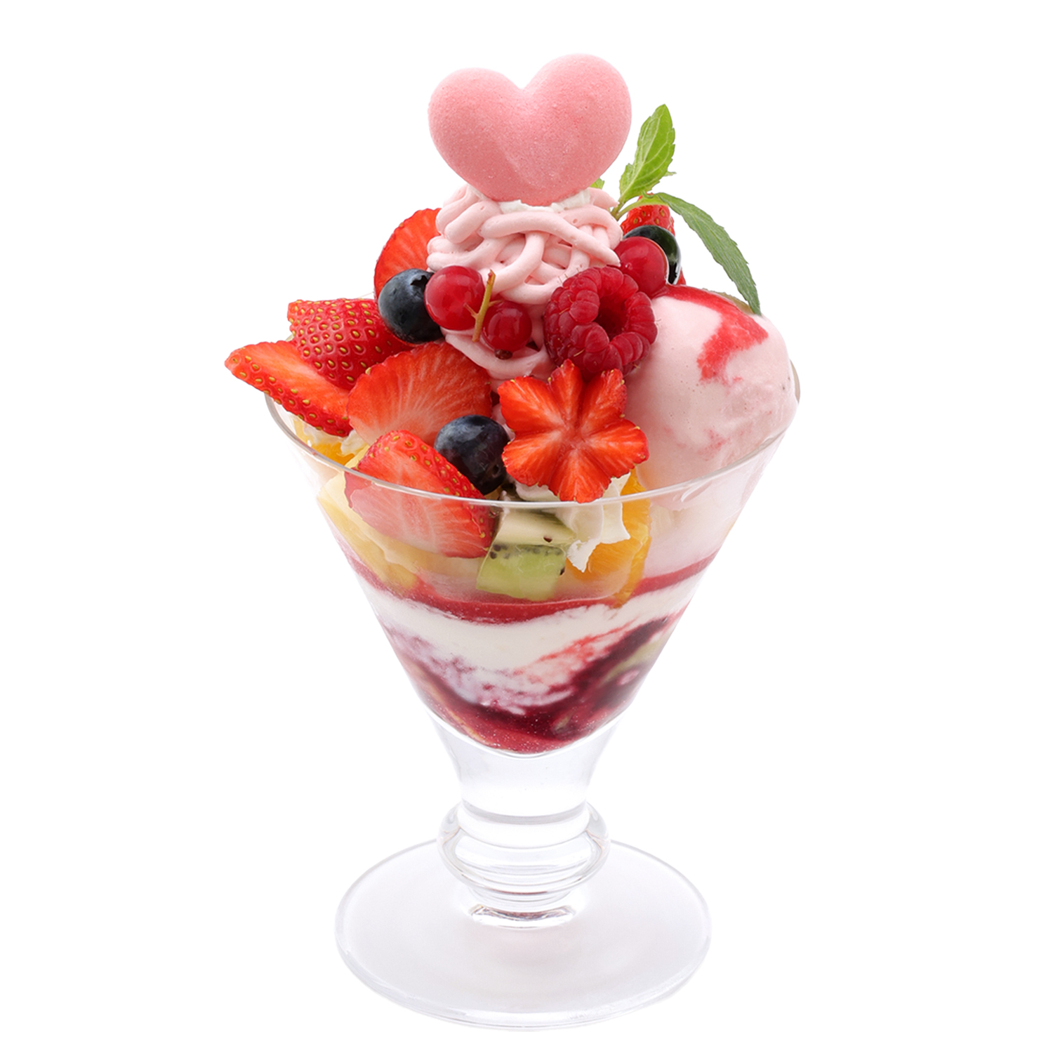 ベリーチーズパフェ