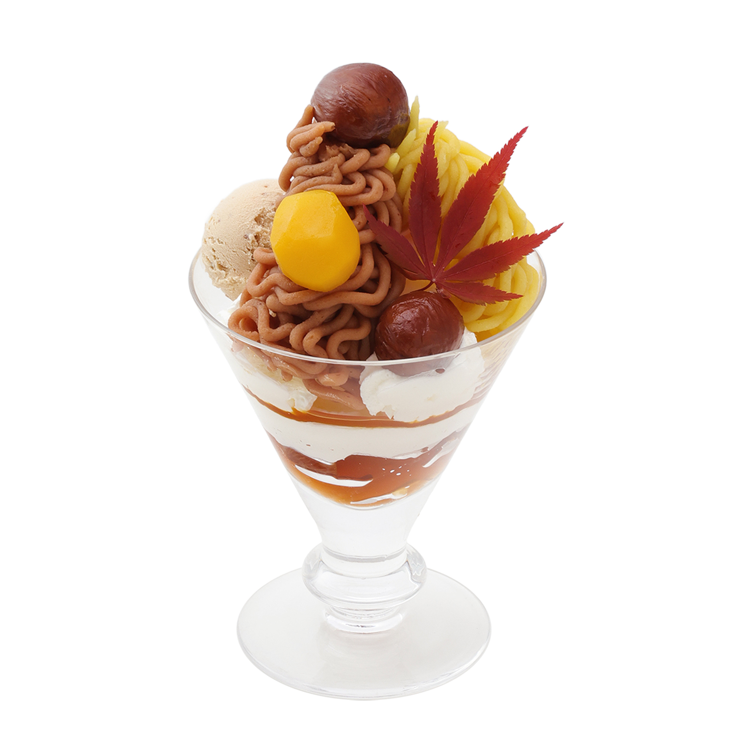 ２色マロンパフェ