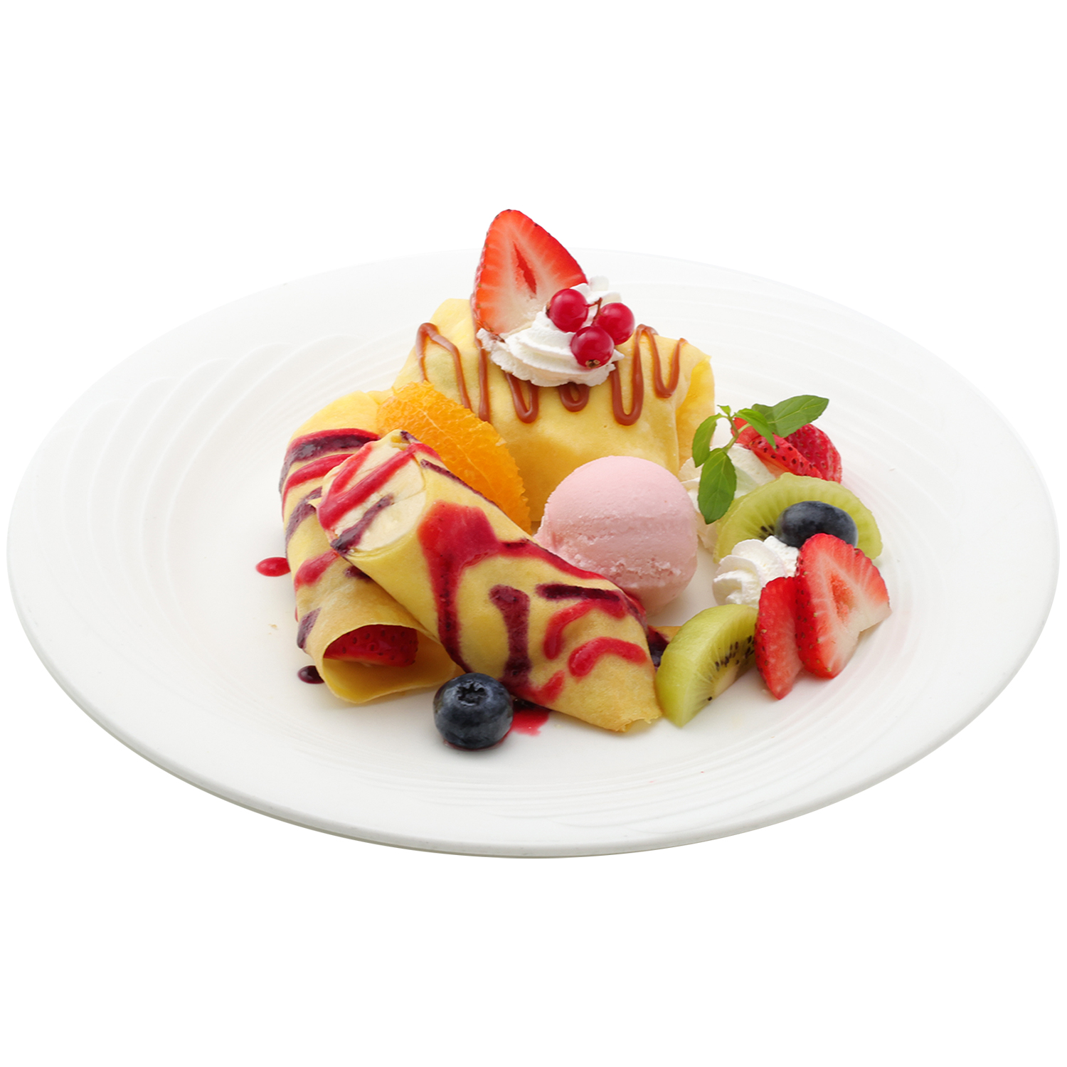 フルーツクレープ