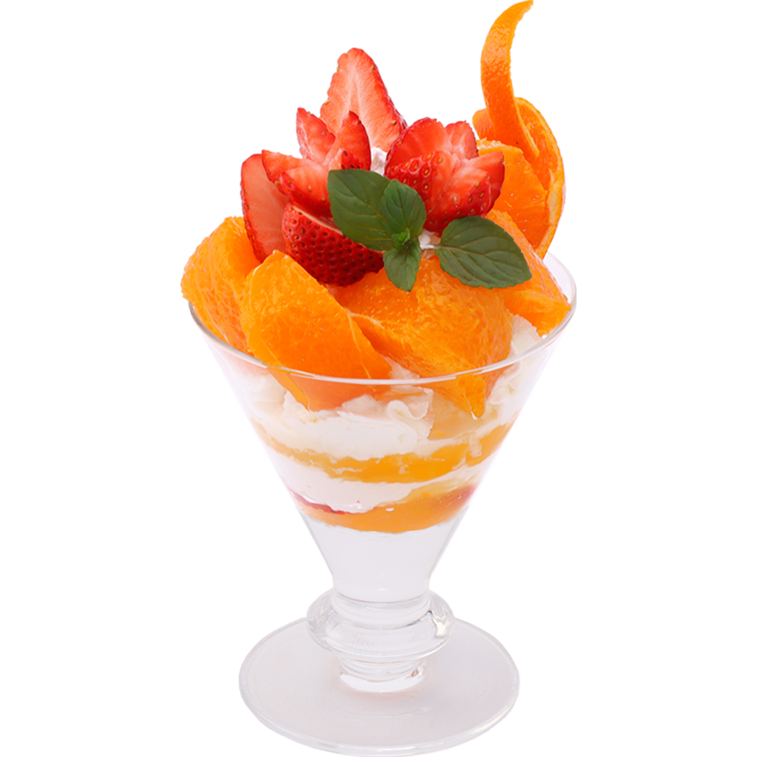 甘平＆苺パフェ