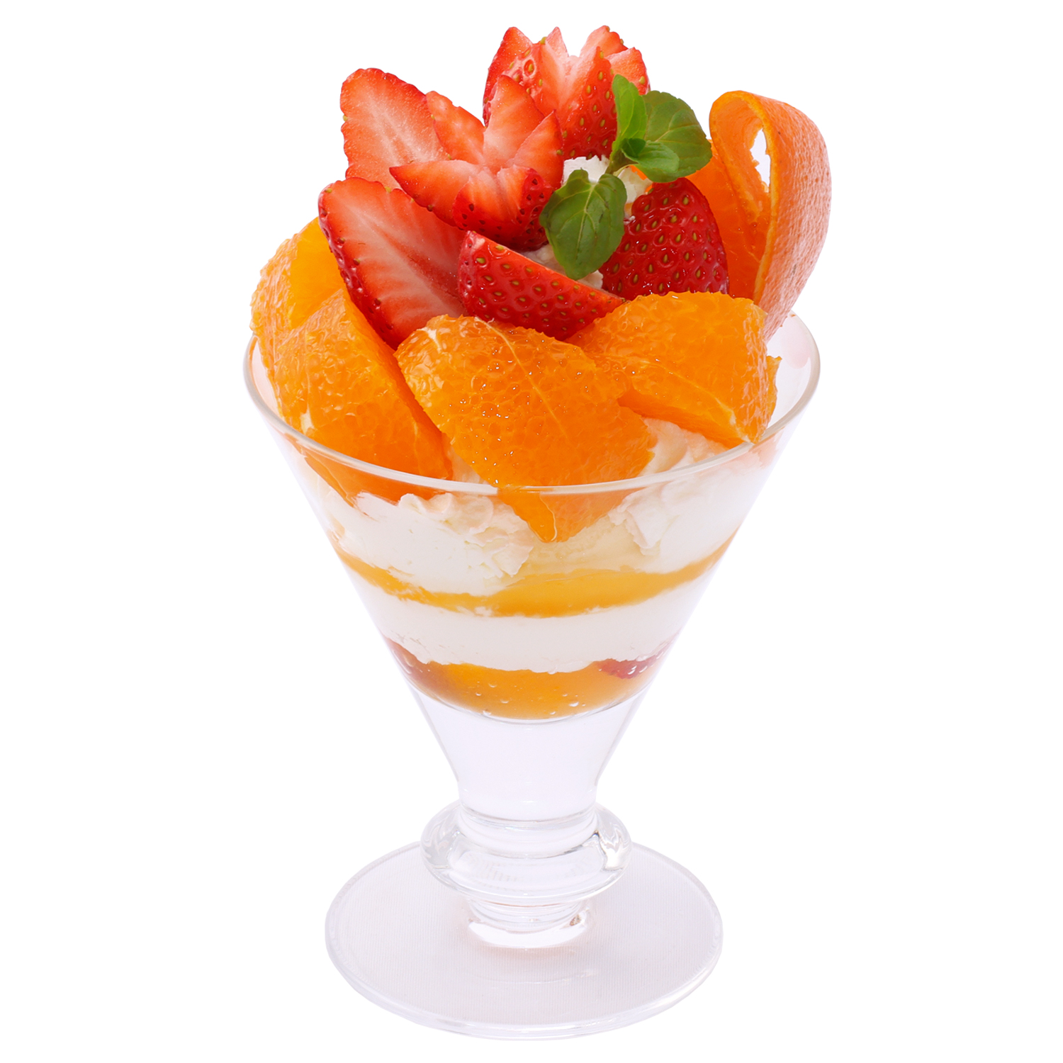 甘平＆苺パフェ