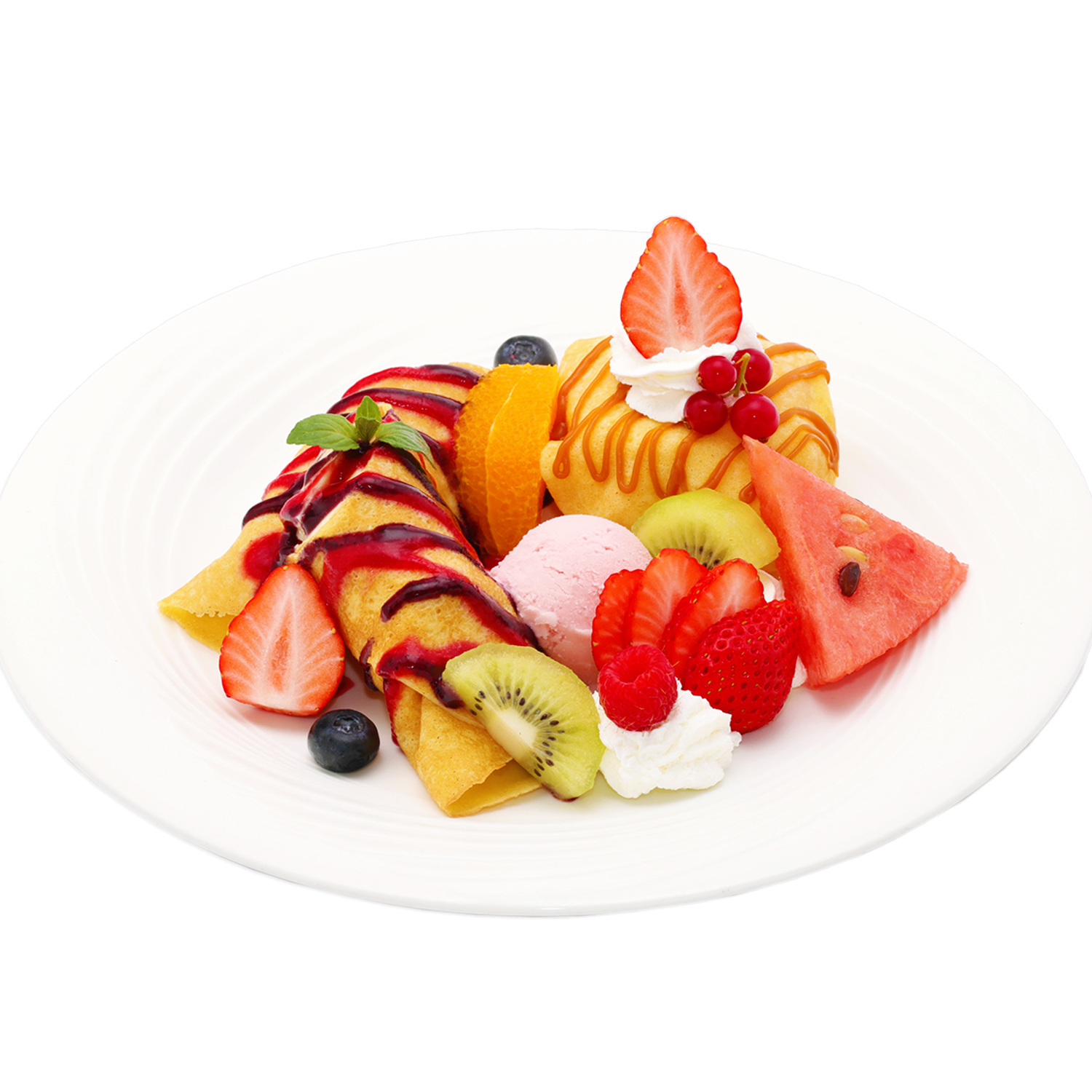 フルーツクレープ