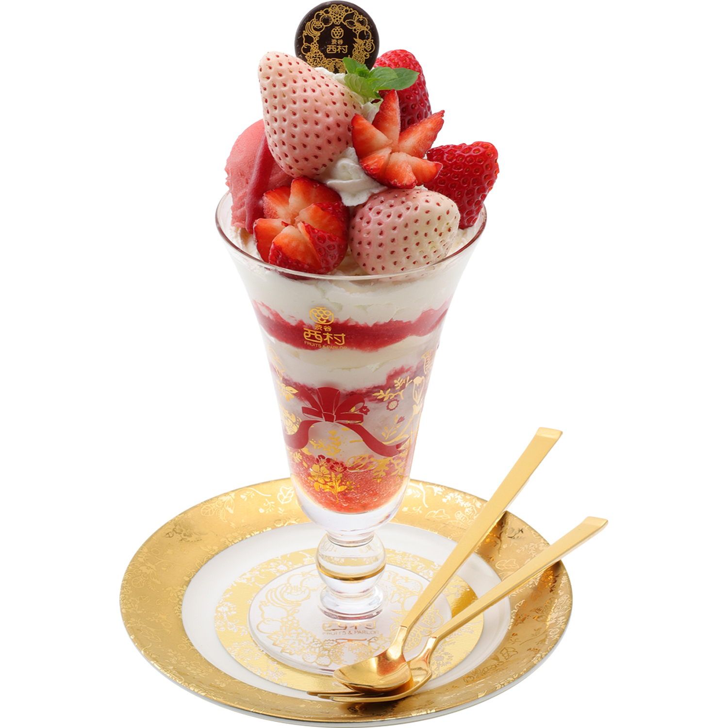 特選 初恋の香り＆あまりん苺パフェ