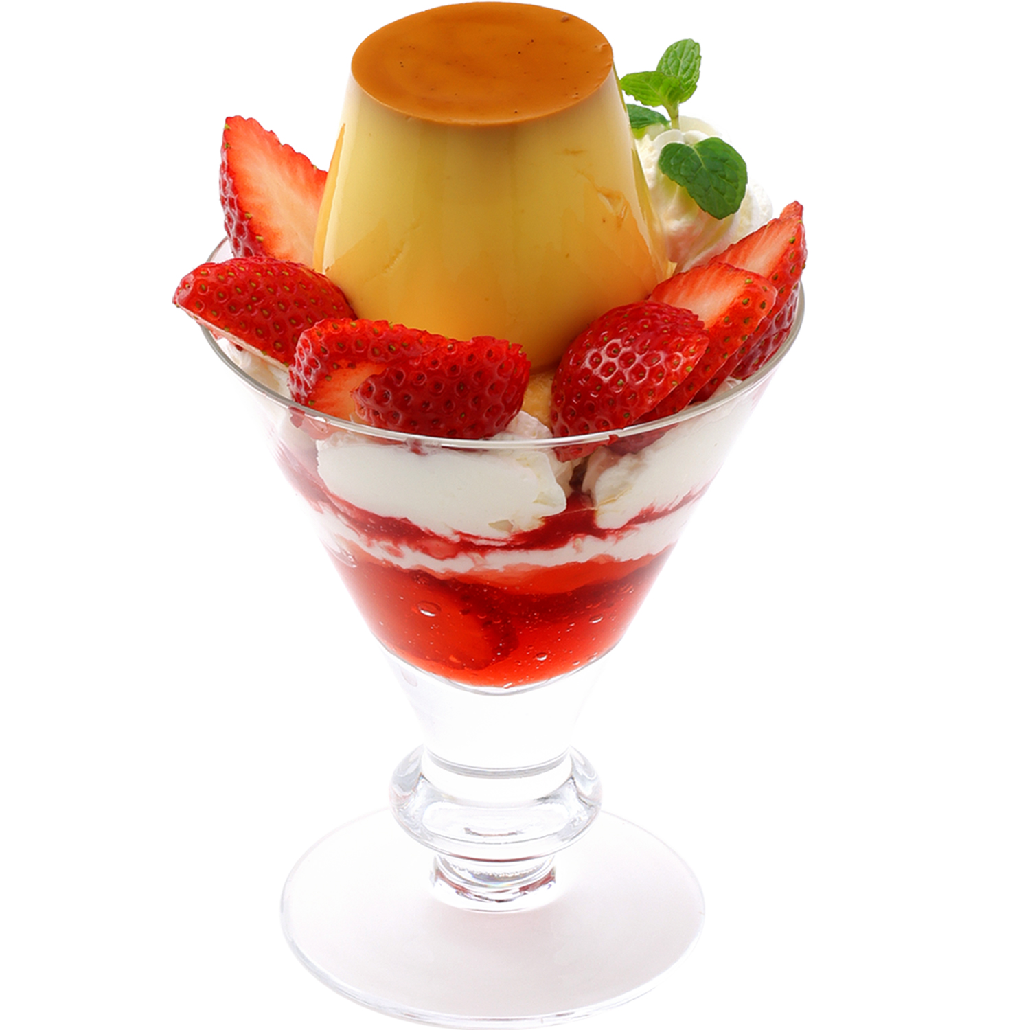 苺プリンパフェ