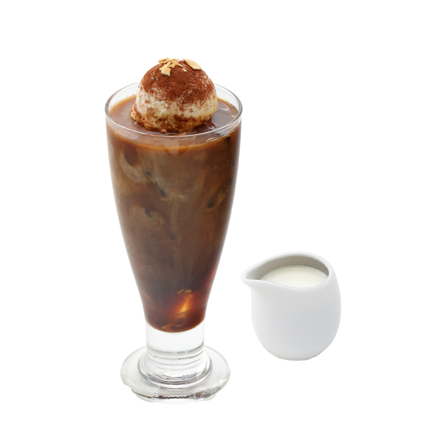 アーモンドミルクカフェフロート